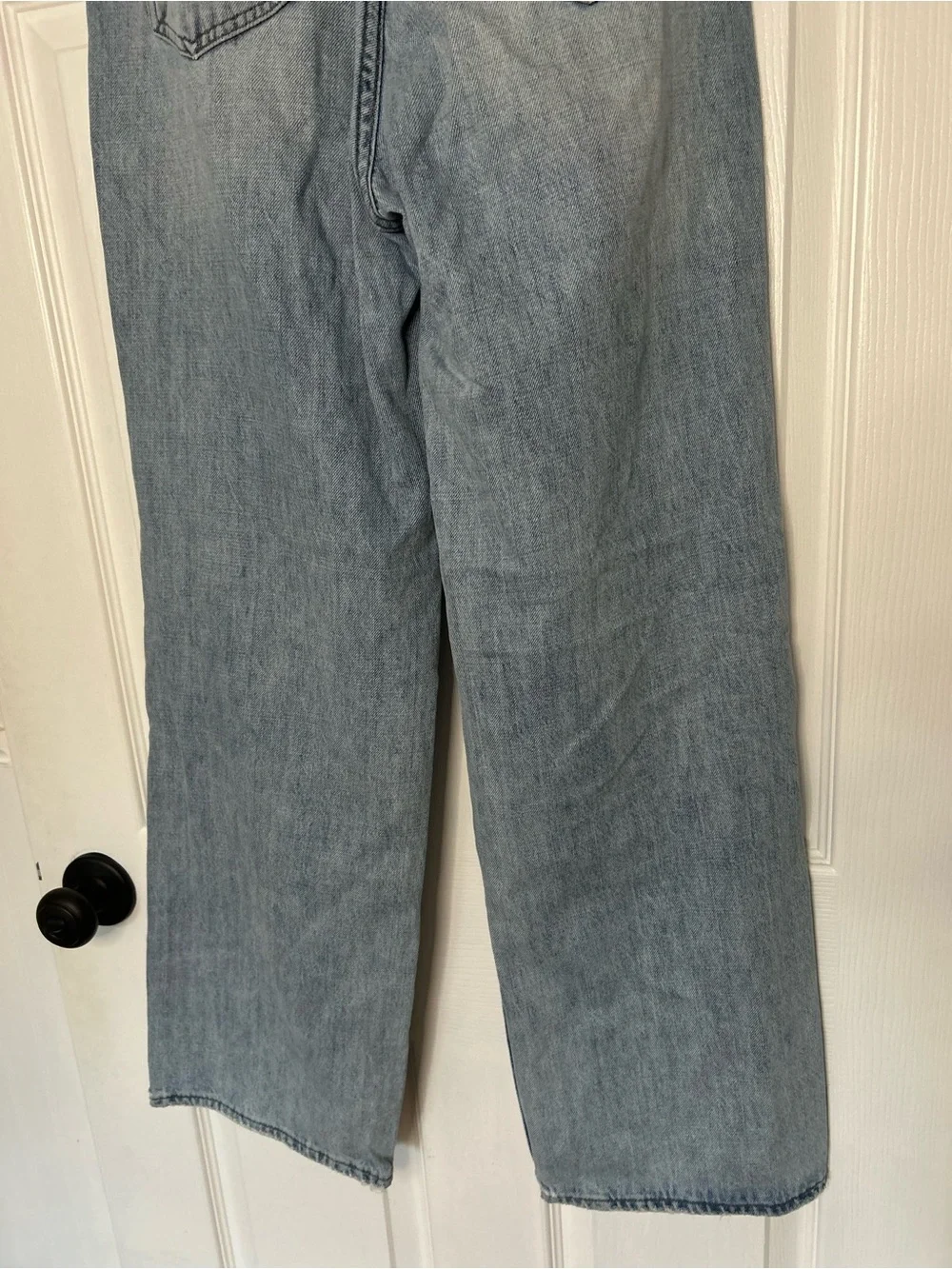 Pistola Bobbie Wide Leg Crossover Jeans - Picture 14 of 16